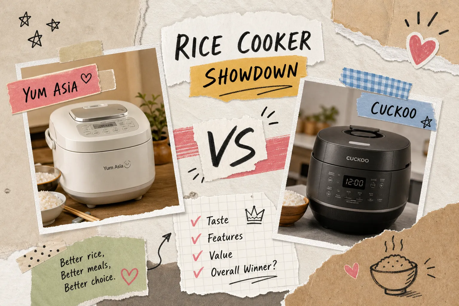 Yum Asia vs Cuckoo: Which Rice Cooker Wins?